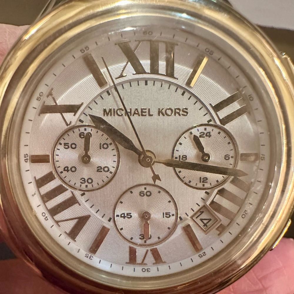Michael Kors Camille MK5636 Women’s Gold Stainless Steel Dial Quartz Watch